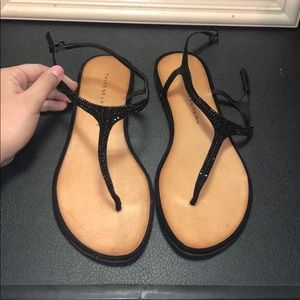 Black sandals